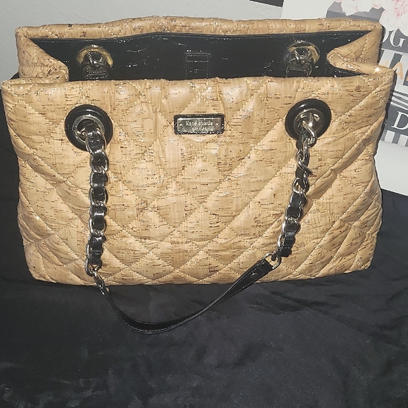 Kate Spade Gold Coast Maryanne Quilted Cork Bag - Picture 1 of 13